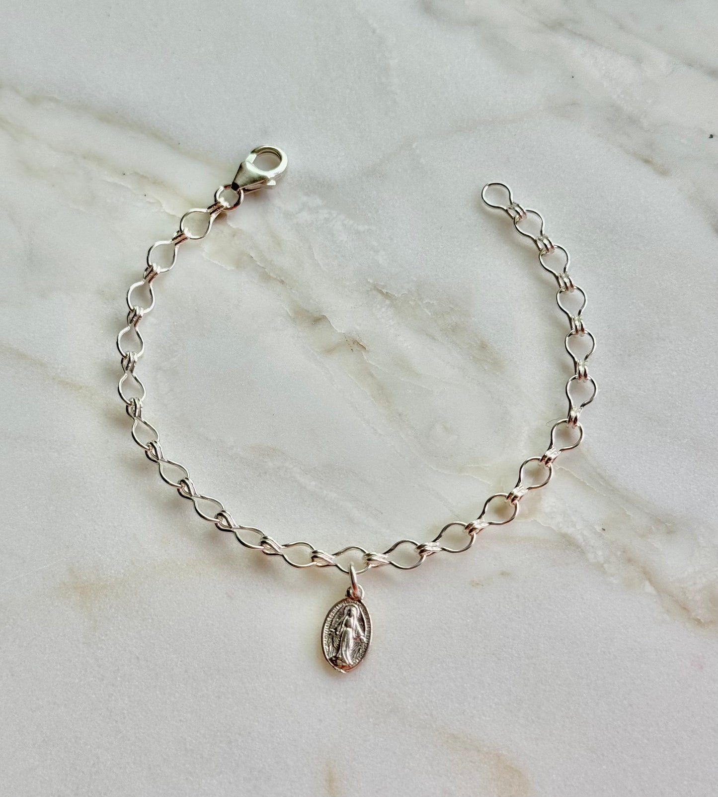 Marian Consecration Bracelet in Sterling Silver