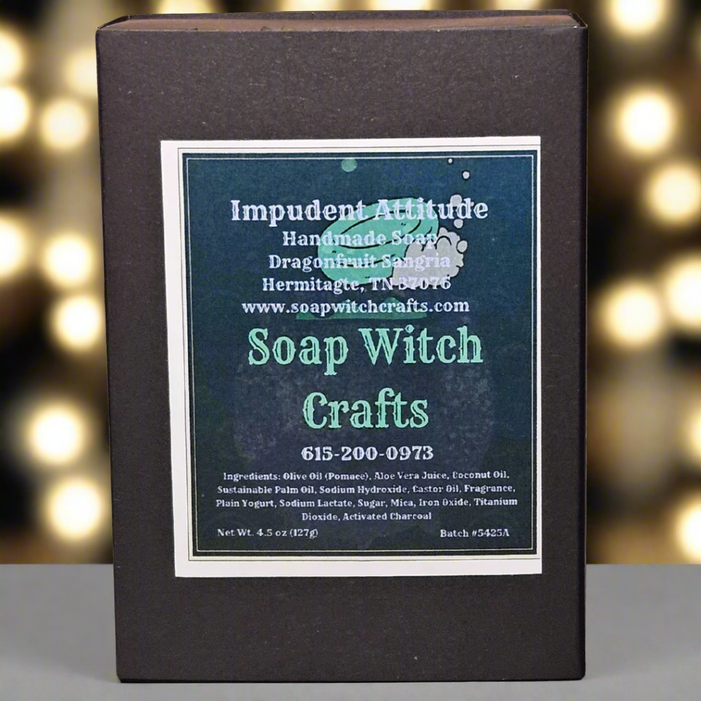 Impudent Attitude Aloe Vera Bar Soap - Dragonfruit Sangria