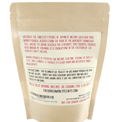 Pure Makko Powder for Incense Making (100g/3.5oz) | Imported Directly from Japan |