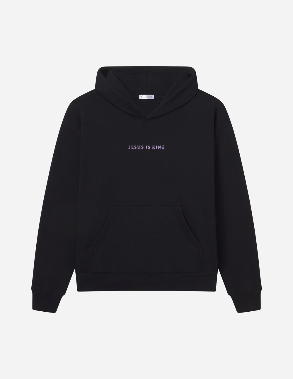 Jesus Is King Black Unisex Hoodie