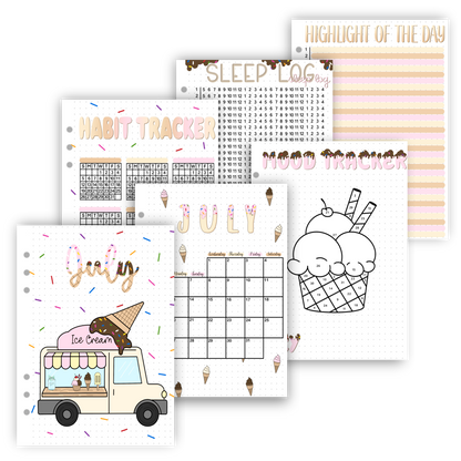 Premade Bullet Journal Spreads | 2026 Full Year