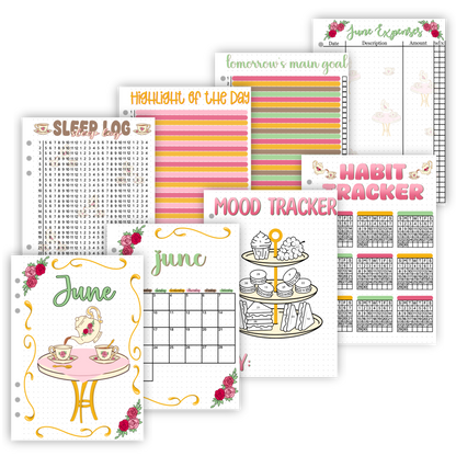 2025 Monthly Page Sets