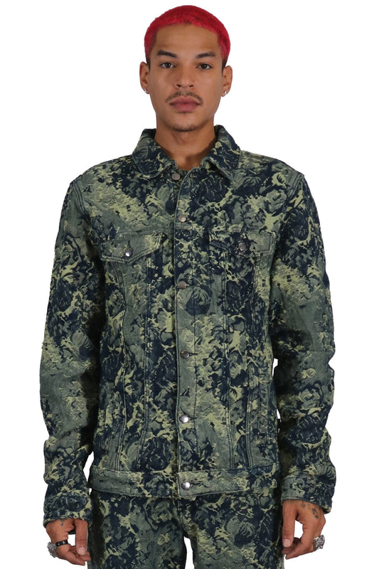 Robin Men's Jacquard Denim Jacket