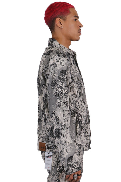 Vista Men's Jacquard Denim Jacket