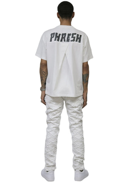 HART Men's premium rip&repair slim fit quilted denim pants