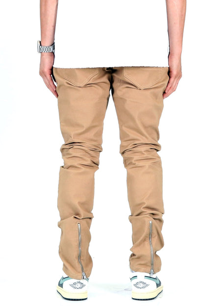 EVERETT Men's Premium Wax Coated Skinny Denim Pants