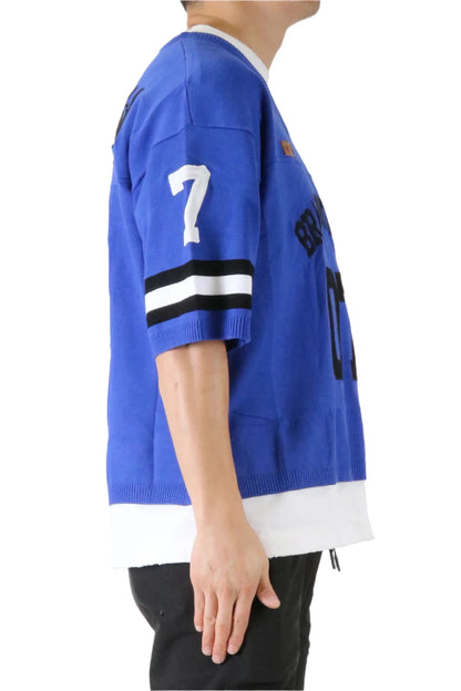 SPACE Crop Top Light Sweater Jersey