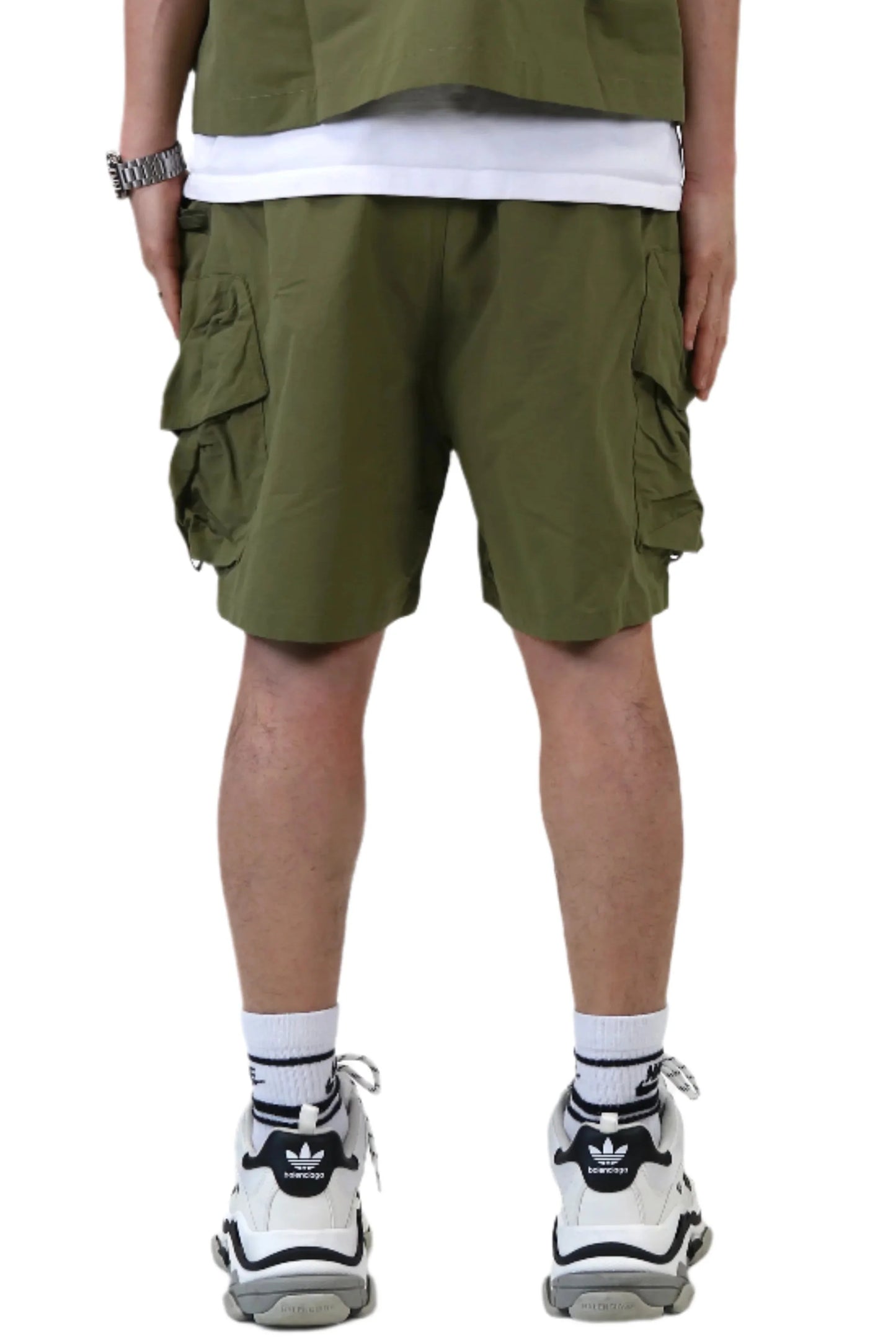 VONT Fine Twill Wide bottom opening short pants.