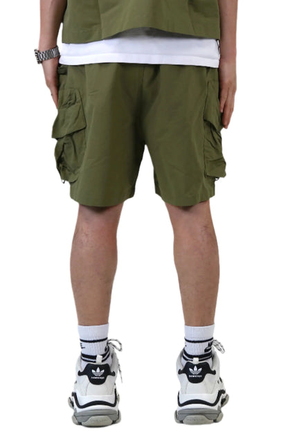 VONT Fine Twill Wide bottom opening short pants.