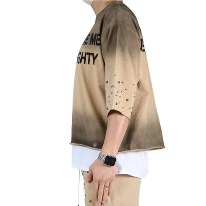 ERIN S/N Jersey 3/4 Sleeve Crop top Tee