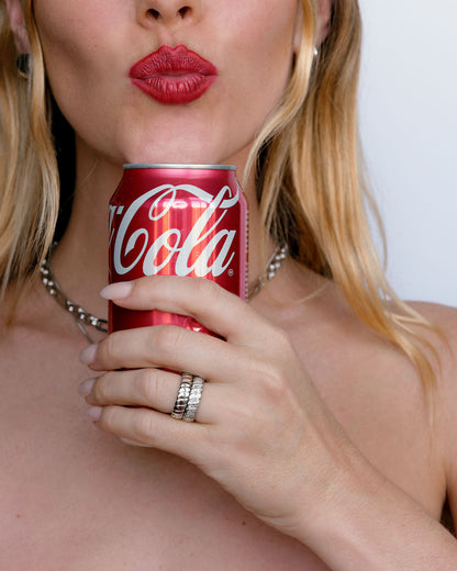 The Snake Chain Ring Set