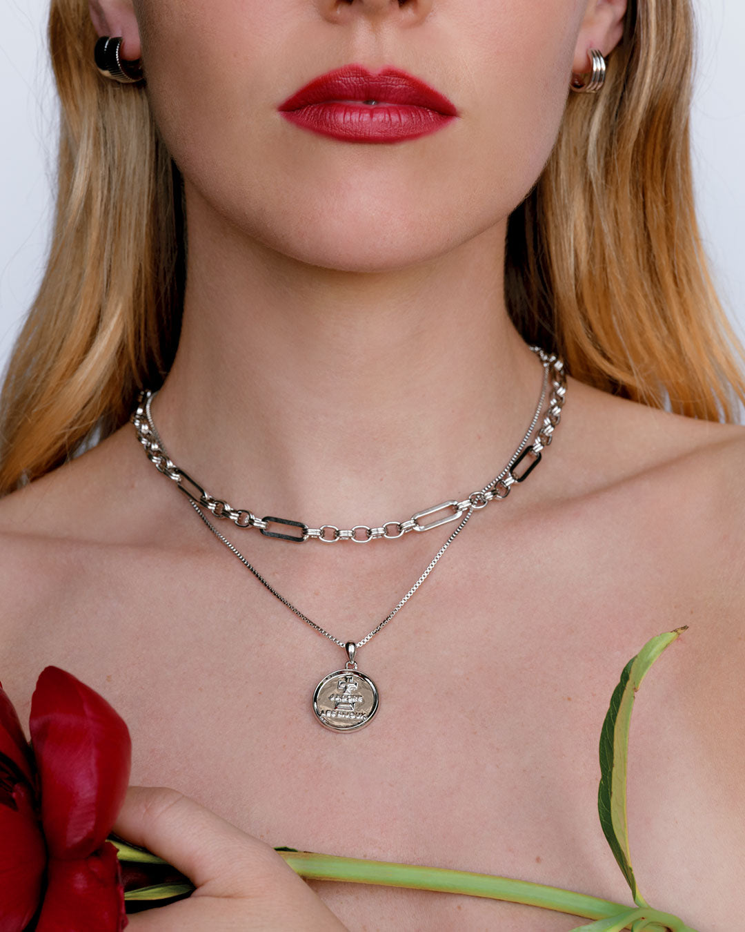 The 'I Love Jewelry' Coin Necklace