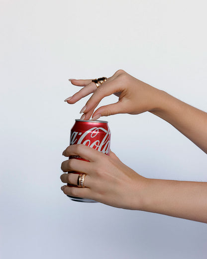 The Snake Chain Ring Set