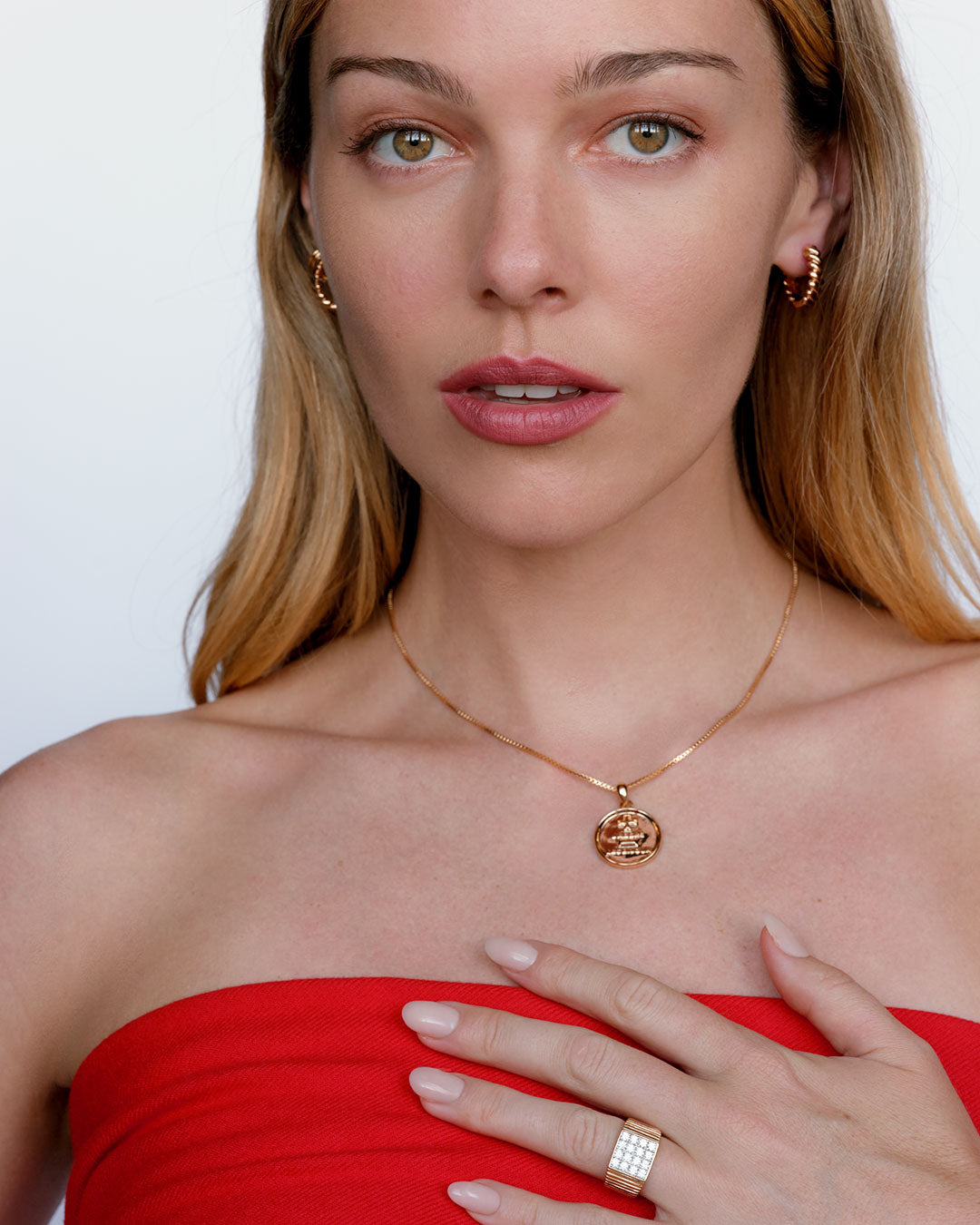 The Pave Square Signet Ring