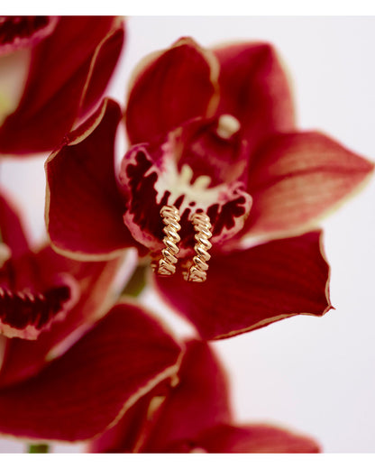 The Mini Snake Chain Hoops