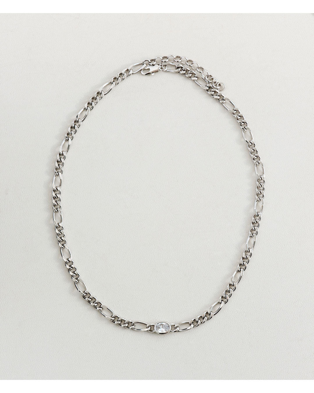 The Oval Bezel Chain Necklace