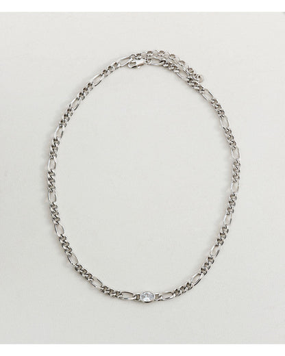 The Oval Bezel Chain Necklace