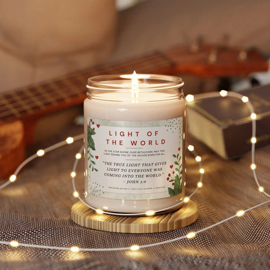 Light of The World, Christmas Candle, Christmas Gift