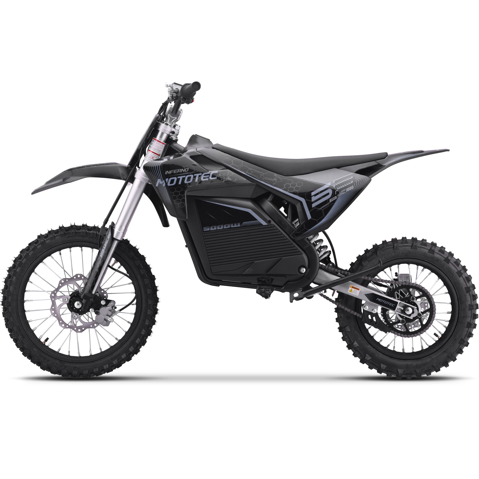72V 5 kW Electric Dirt Bike