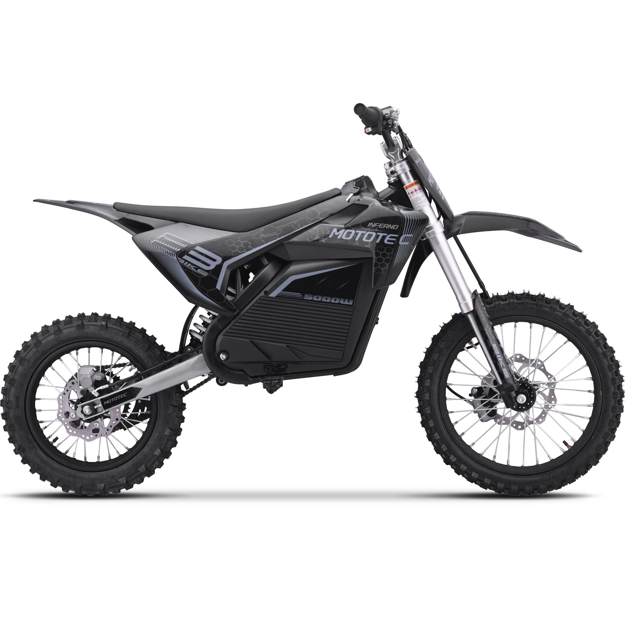 72V 5 kW Electric Dirt Bike