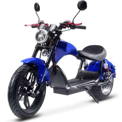 60V 2.5 kW Lithium Chopper Cruiser Bike
