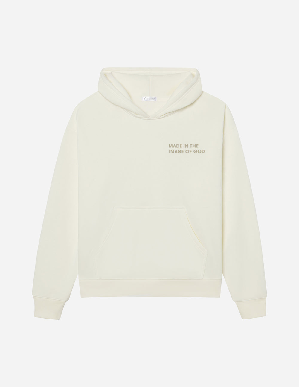 Made in the Image of God Cream Hoodie