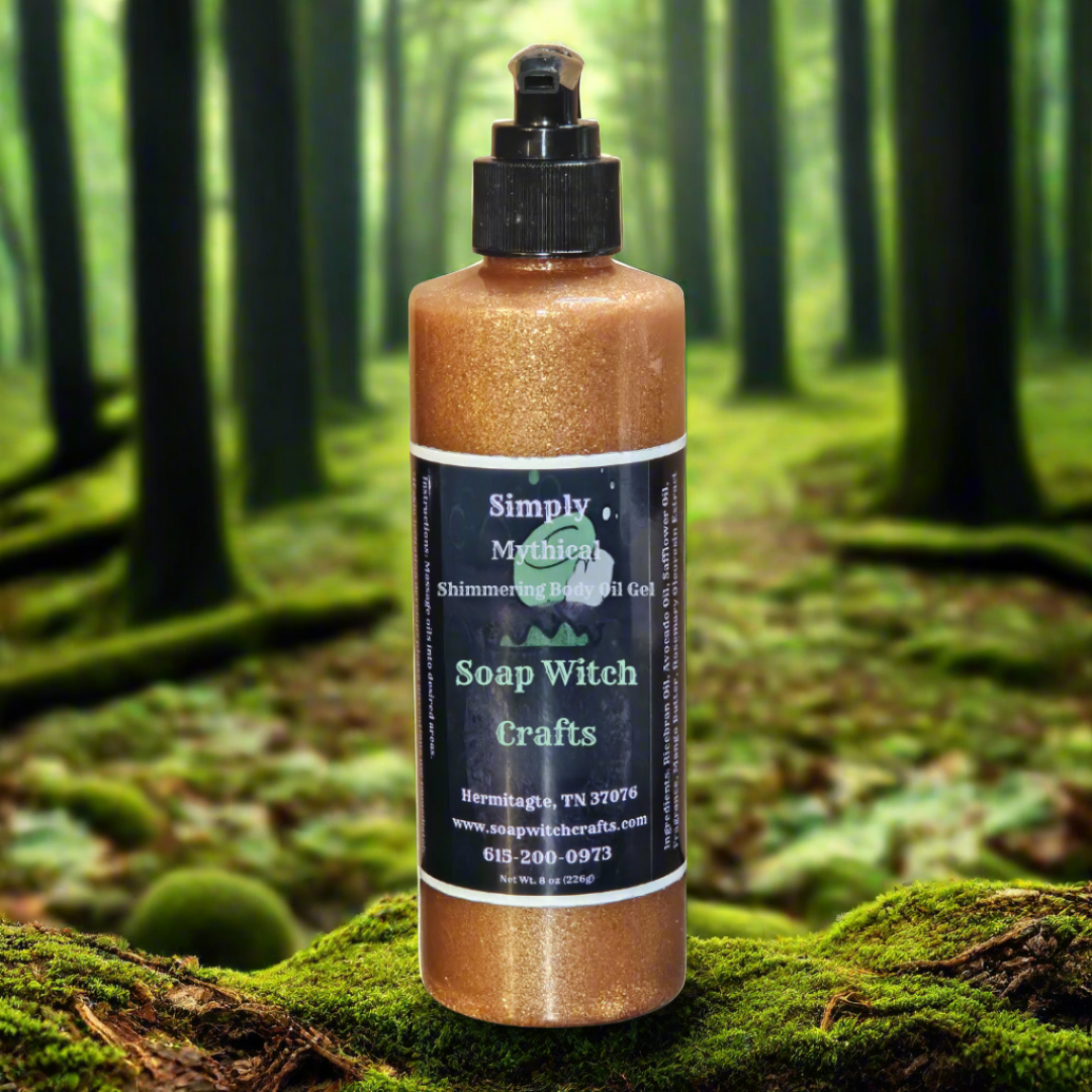 Simply Mythical Shimmering Body Oil Gel - Lemon Pound Cake