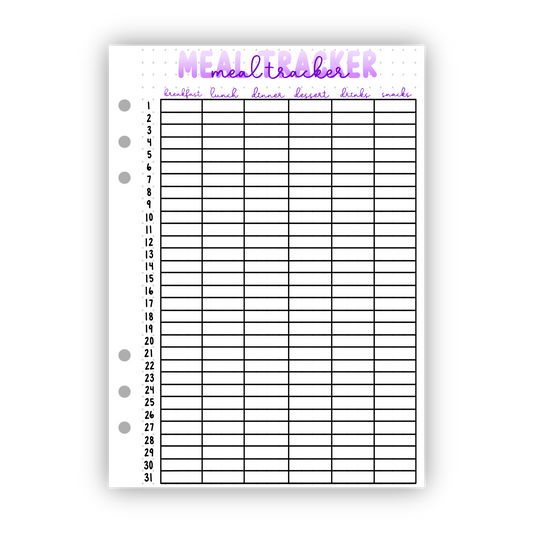 Meal Tracker