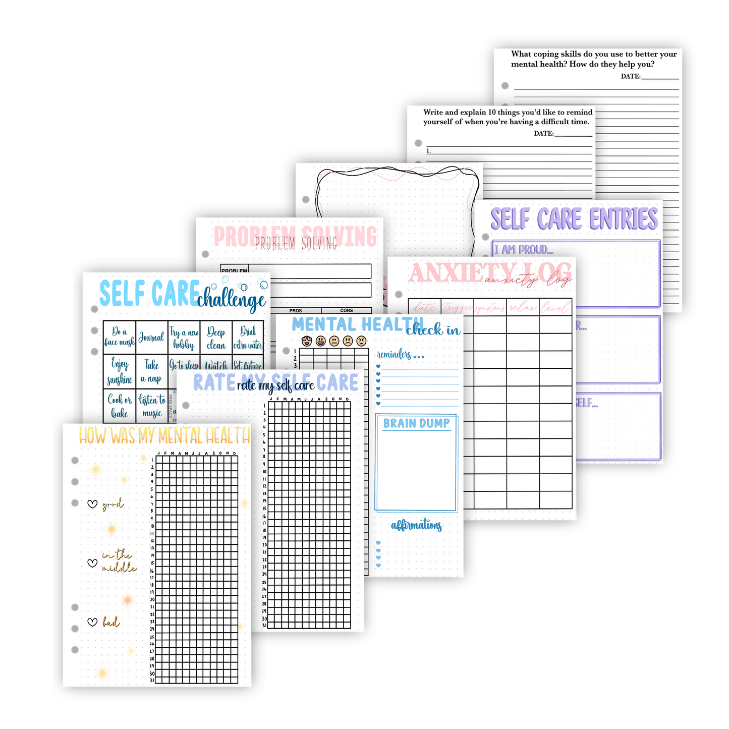 Mental Health Page Bundle