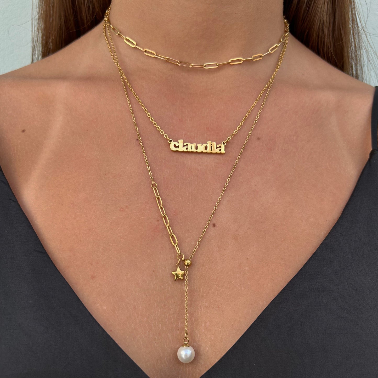 Custom Nameplate Necklace- Minimalist