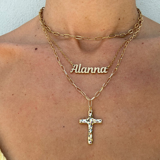 Custom Bold Nameplate Necklace