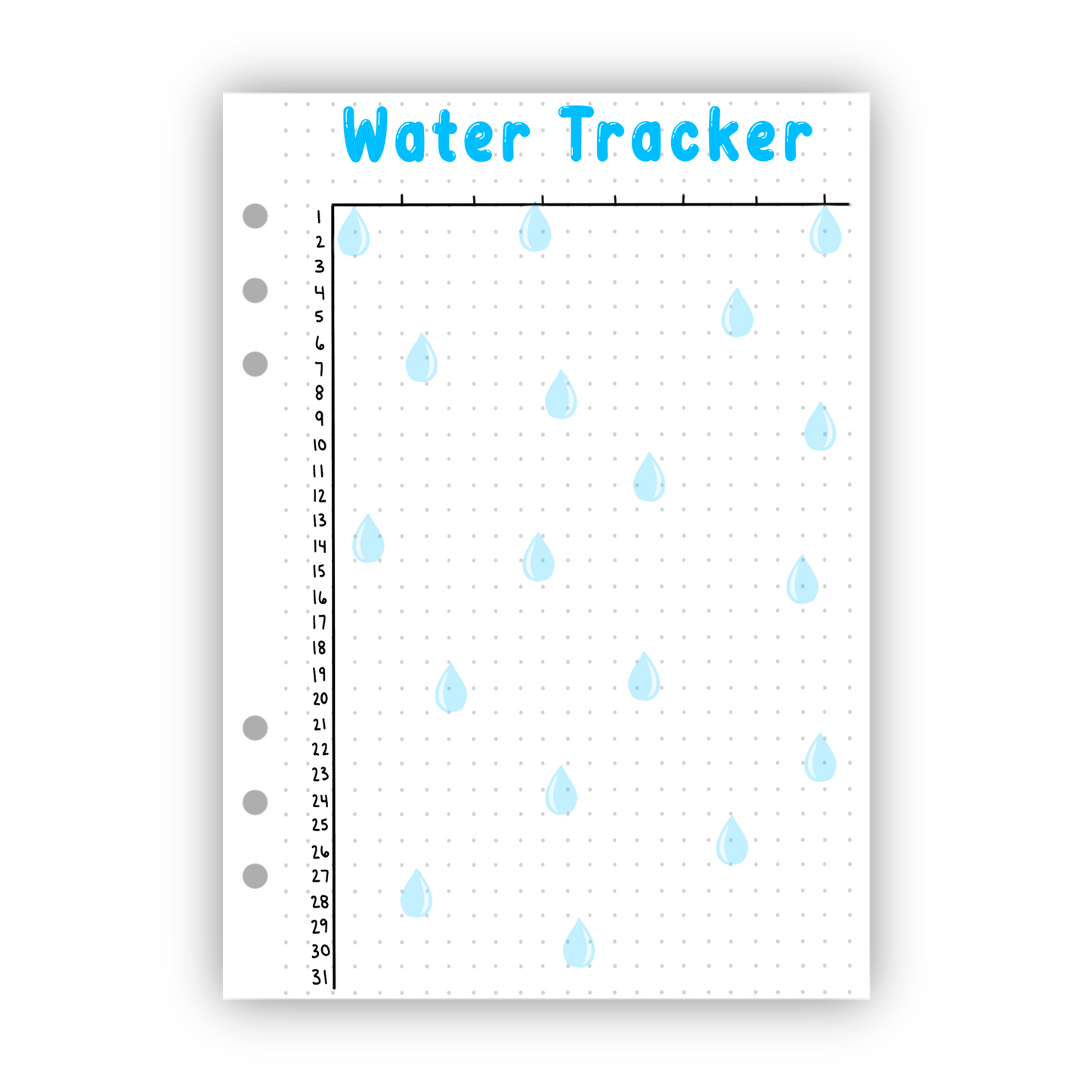 Monthly Water Tracker