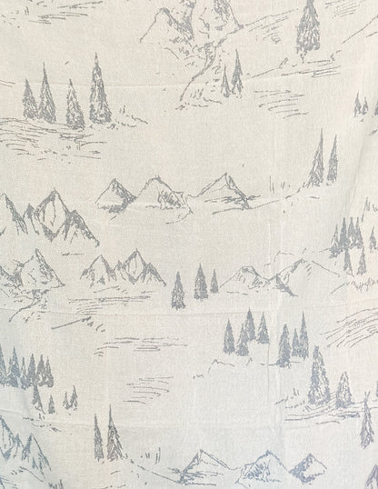 Mountainscape Throw Blanket