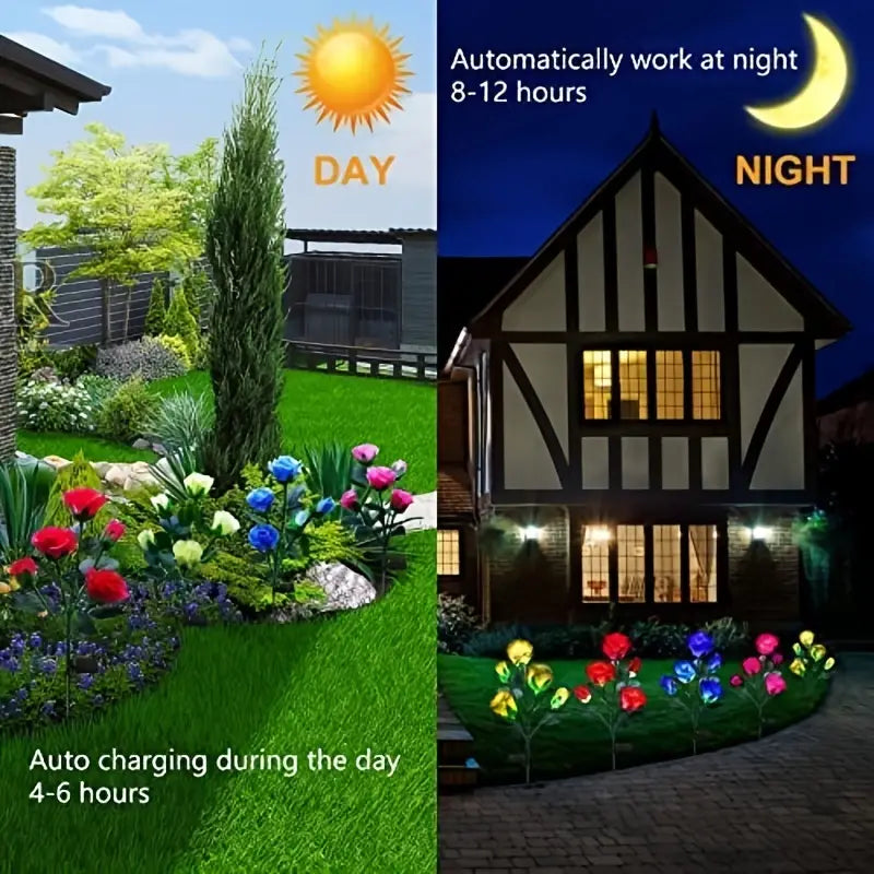 Magic Hue Solar Rose Lights
