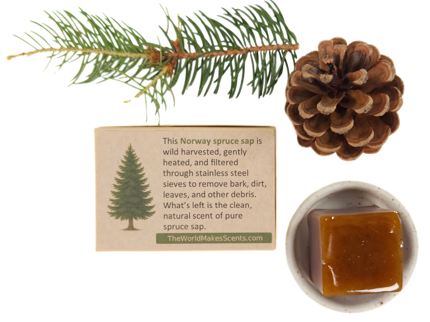 Filtered Pure Norway Spruce Resin (Picea abies) 1oz (28g)