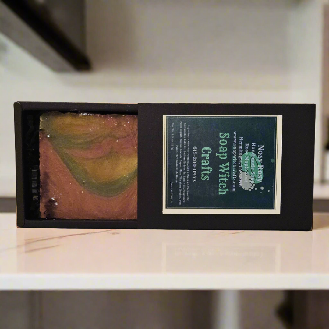 Nosy Rosy Aloe Vera Bar Soap - Rose Maple Zest