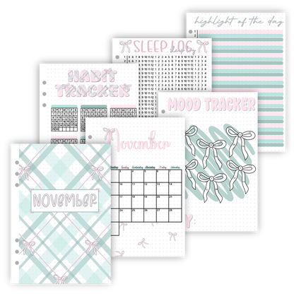 Premade Bullet Journal Spreads | 2026 Full Year