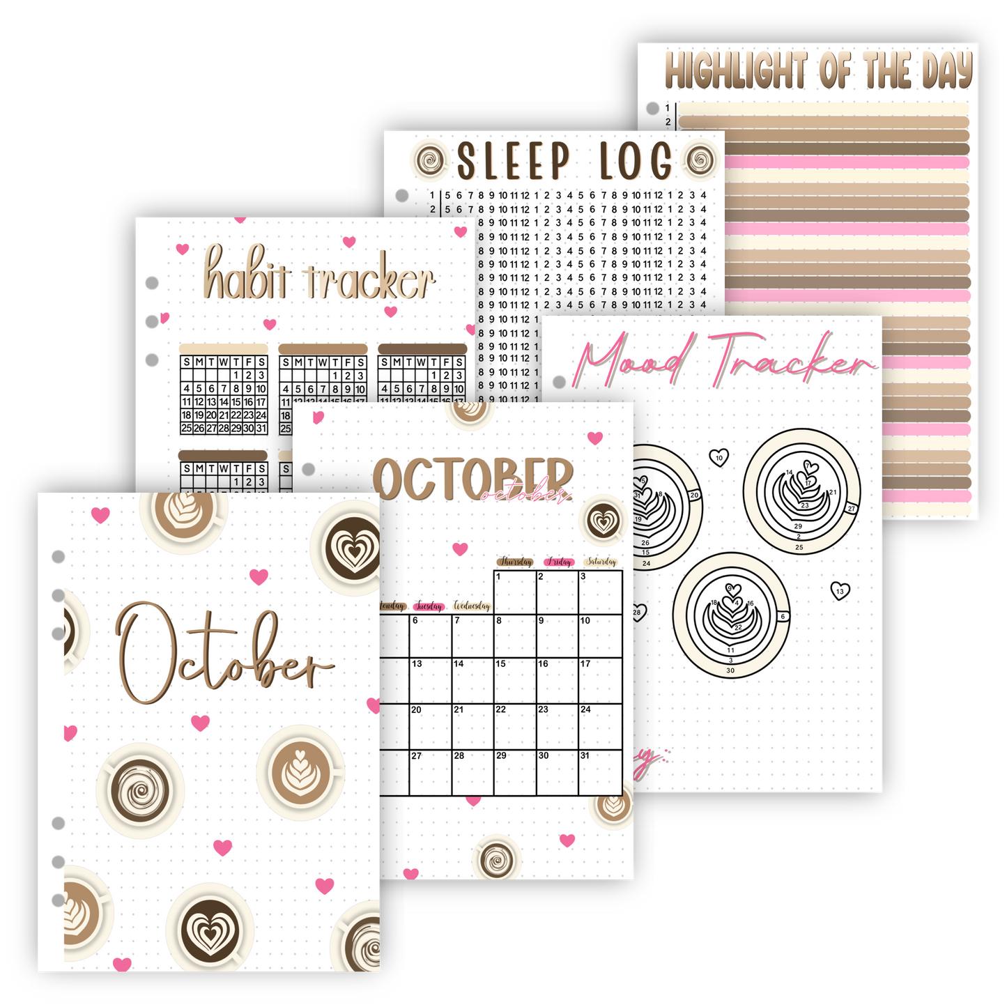 Premade Bullet Journal Spreads | 2026 Full Year