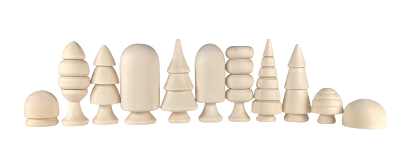 Mixed Woodland Forest - set of 11