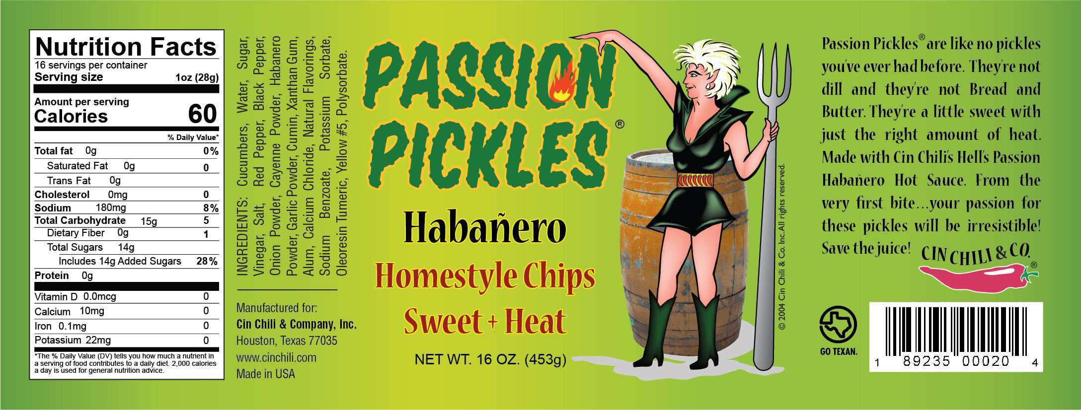 PASSION PICKLES® HABANERO