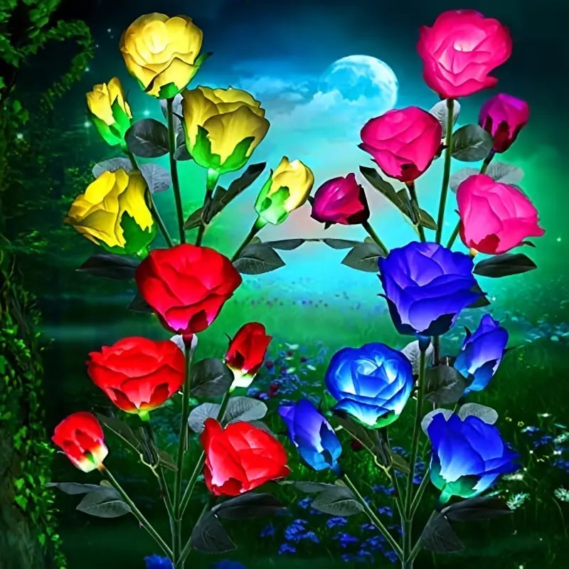 Magic Hue Solar Rose Lights