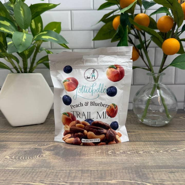 Peach and Blueberry Trail Mix