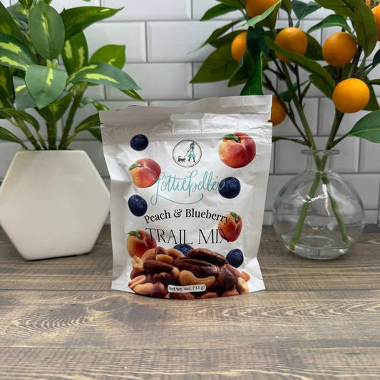 Peach and Blueberry Trail Mix