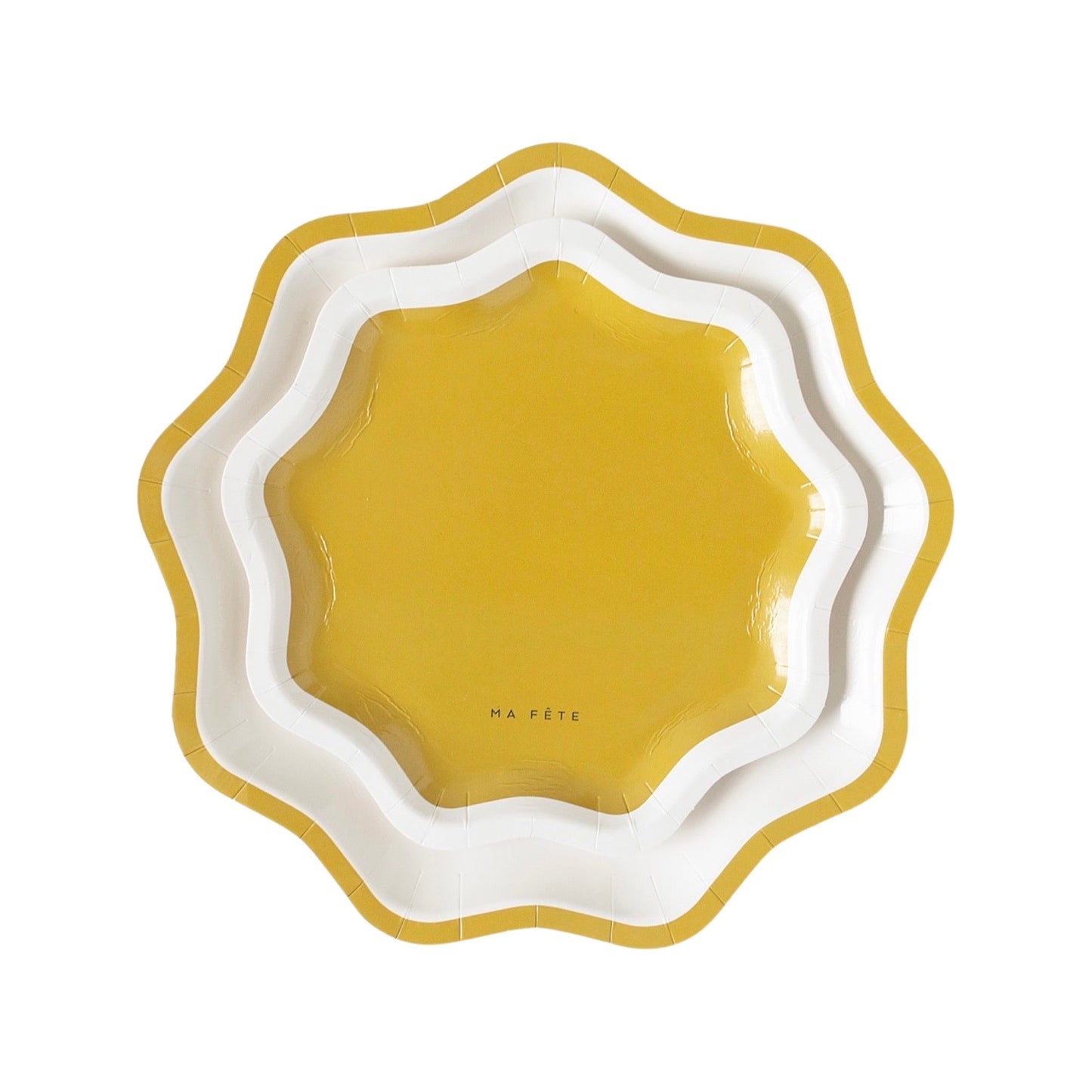 Signature Dessert Plate, Mustard (4)