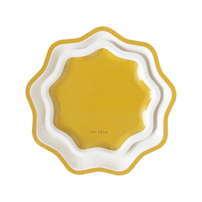 Signature Dessert Plate, Mustard (4)