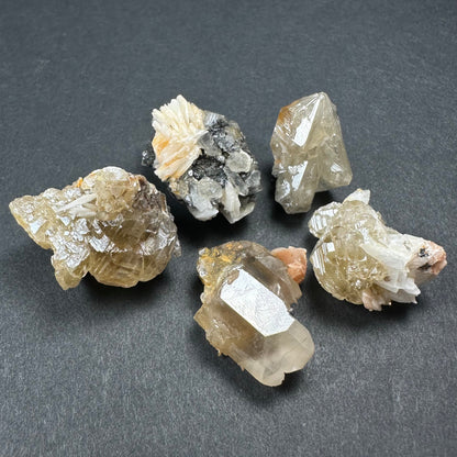 Thumbnail Specimens in Acrylic Box from Morocco