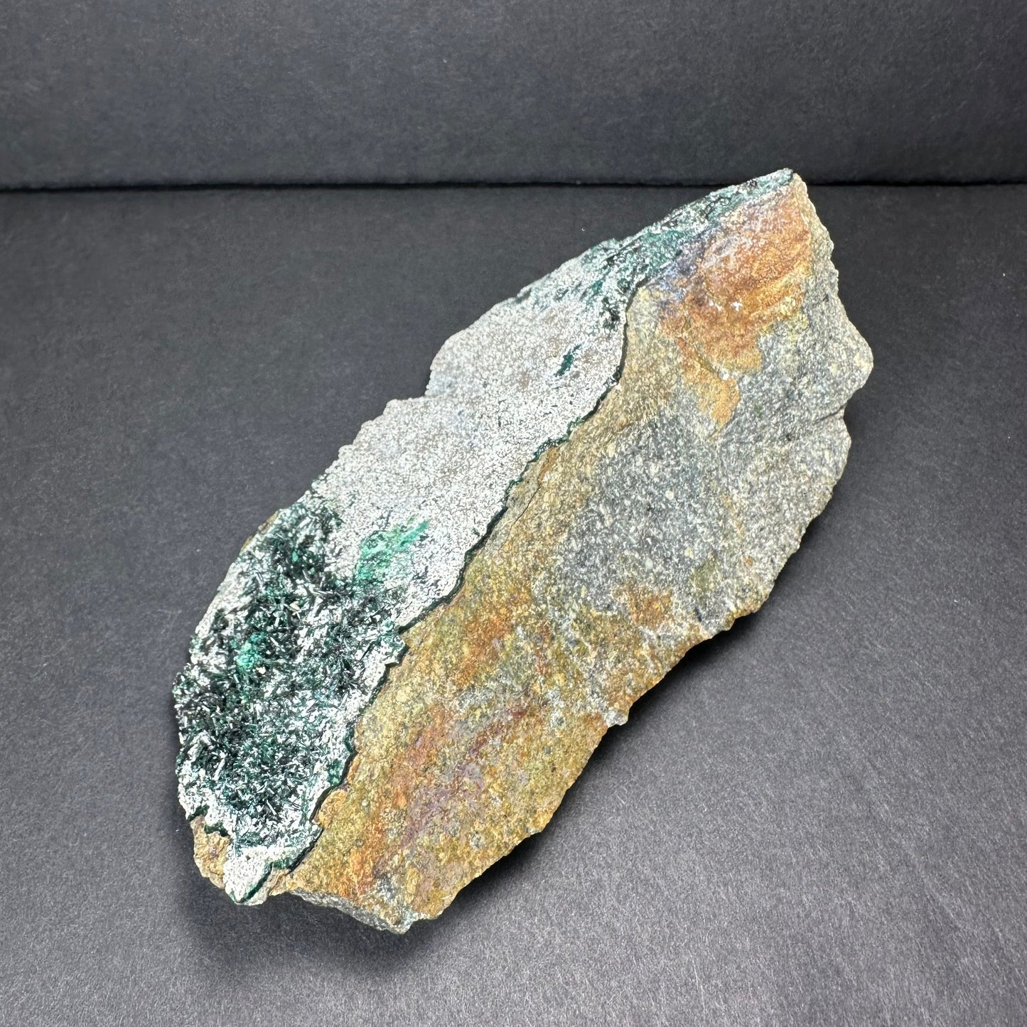 Epidote Crystal Clusters on Matrix