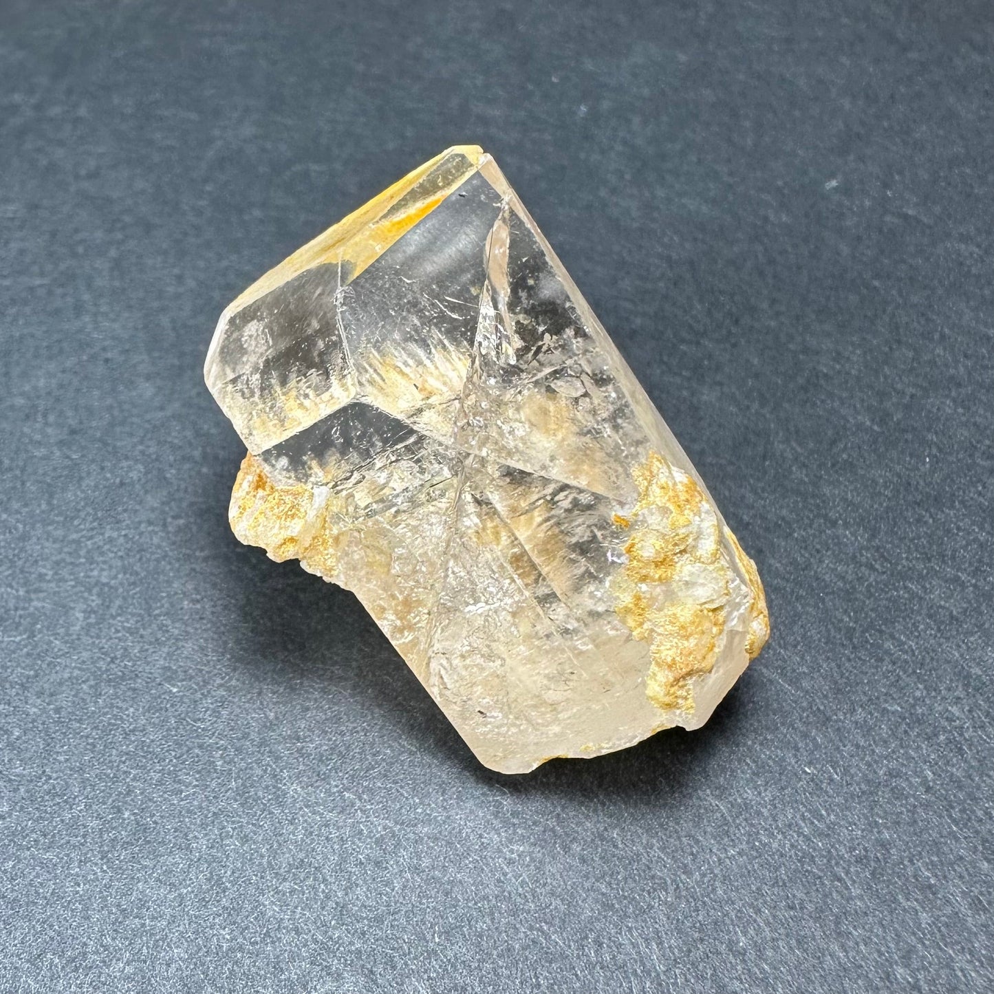 Golden Topaz Crystal from Shigar Valley, Skardu, Pakistan