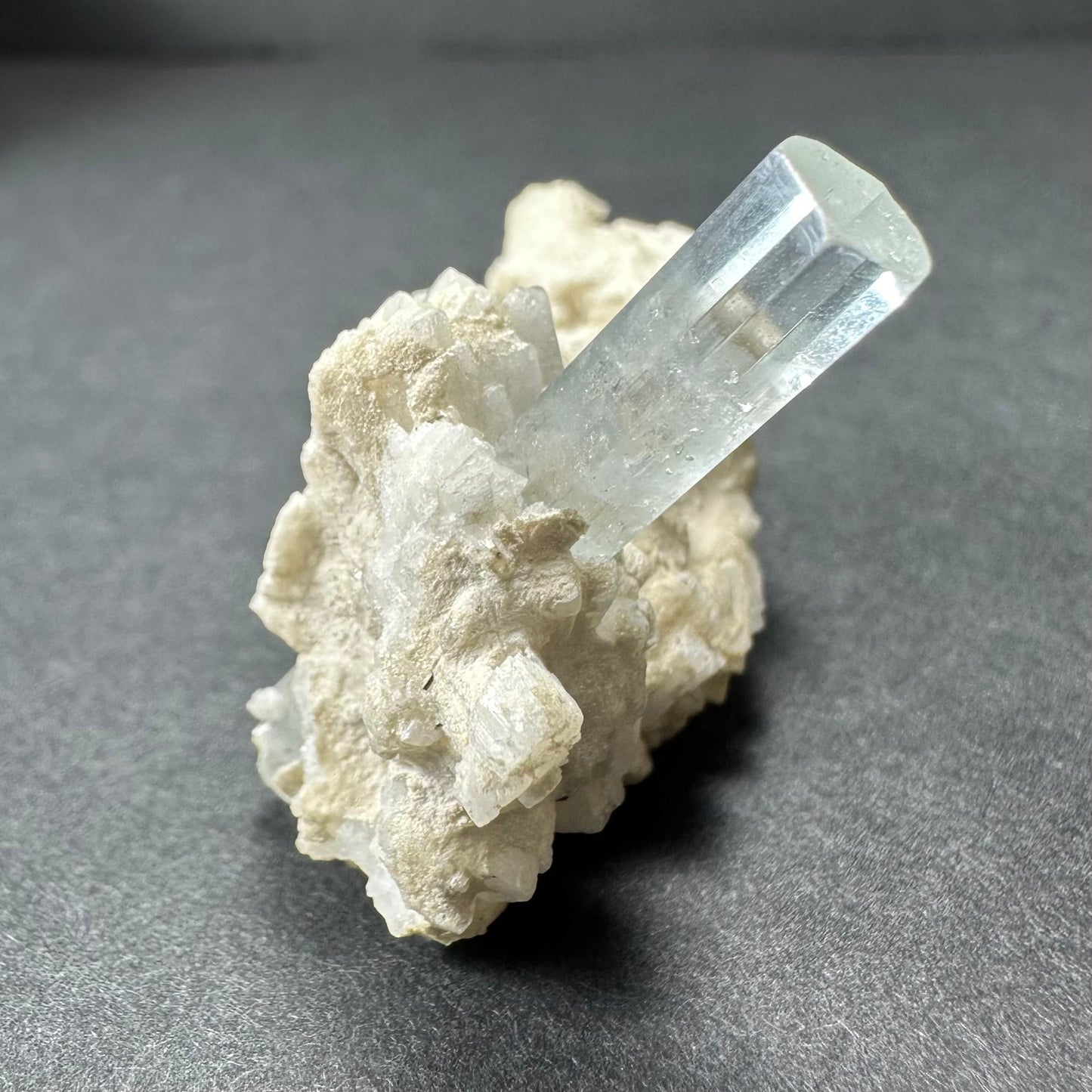 Topaz with Schorl Tourmaline on Albite Mt. Antero, San Isabel National Forest, Colorado