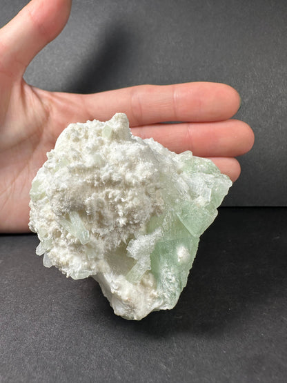 Green Apophyllite with Mordenite 178g
